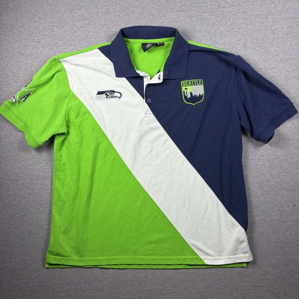 Seattle Seahawks Polo Shirt Men's XL Nike NFL Team Apparel